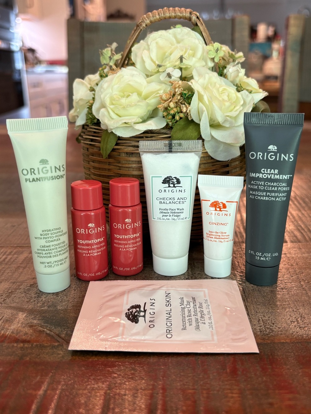 New ORIGINS Minis Bundle GINZING, PLANTFUSION, YOUTHTOPIA, CHECKS & BALANCES ++
